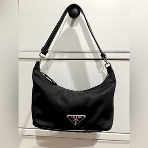 PRADA Tessuto Nylon Hobo Bag, Vintage 2000s